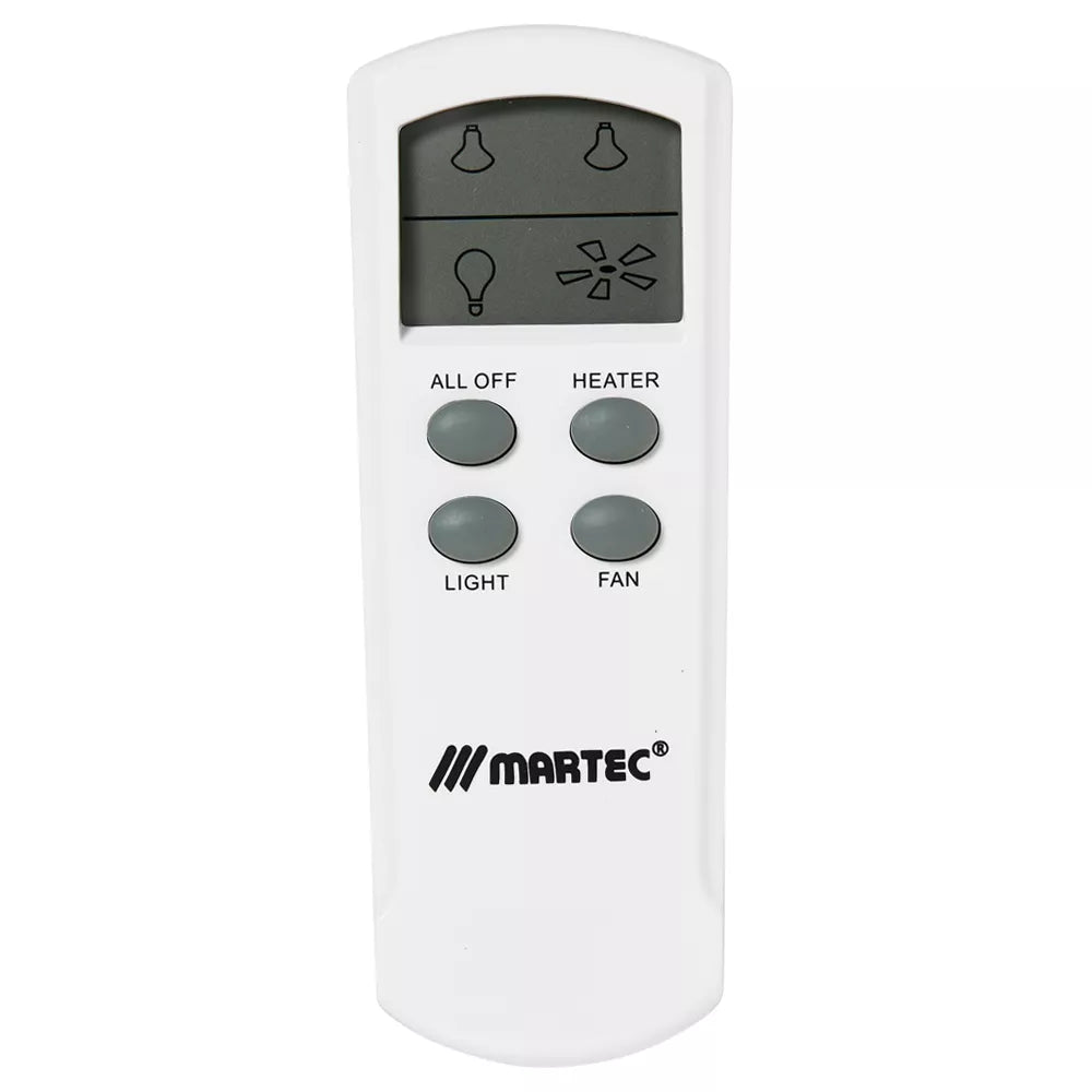 LCD Remote Control Kit to Suit 3 in 1 Bathroom Heater Exhaust Fan by  Lighting Superstore