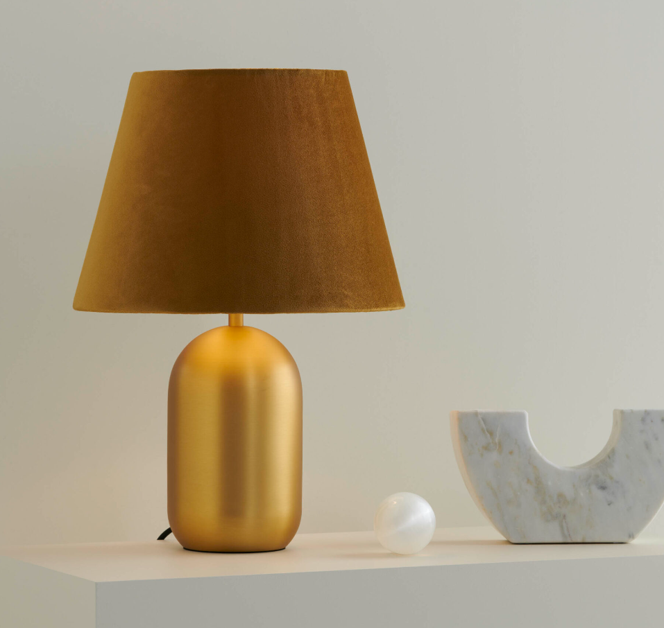 Gold online night lamp