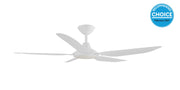 Storm DC 52 Ceiling Fan White with LED Light