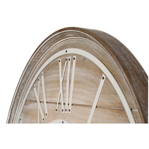 ME111 Wooden Wall Clock Roman Numeral Dupont 80cm - Grey