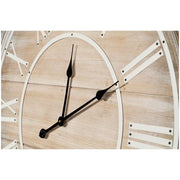 ME111 Wooden Wall Clock Roman Numeral Dupont 80cm - Grey