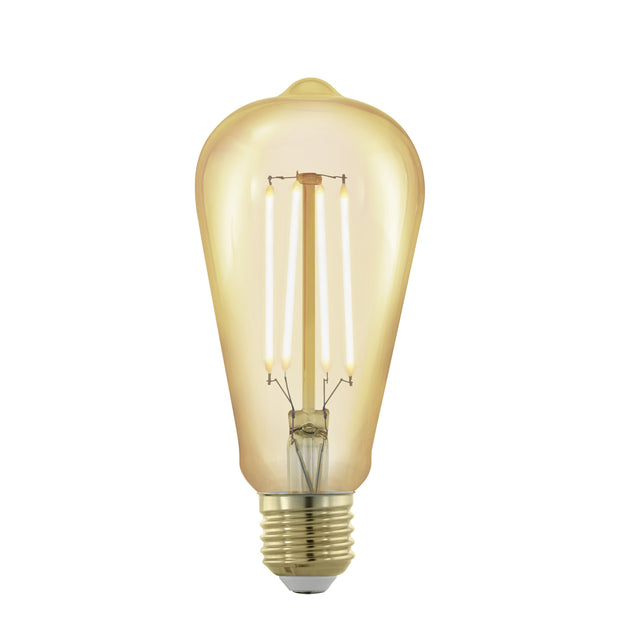 4.5W ST64 E27 2200K Step-Dimmable LED Amber