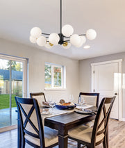 Marsten 12 Light Pendant Black Opal Matt E27