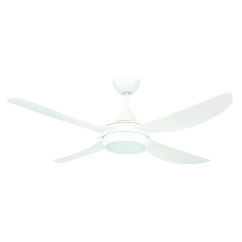 Vector 52 Ceiling Fan White with LED Light - Lighting Superstore