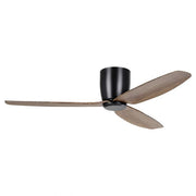 Seacliff 52 Inch Black/Walnut DC Ceiling Fan with ABS Blades
