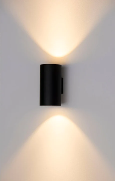 HV3629T-BLK - PORTER Large Black Up & Down LED Wall Light