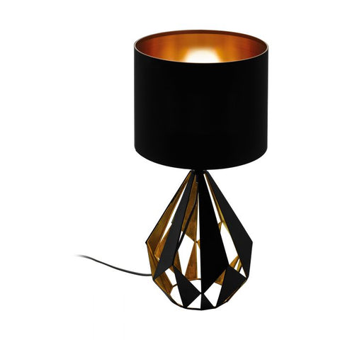 Carlton 5 Black and Gold Table Lamp