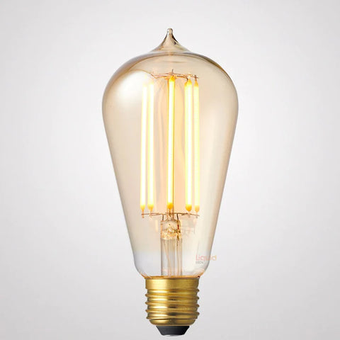4W Edison Amber Dimmable LED Light Bulb E27 in Extra Warm White