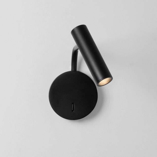 Enna LED Adjustable Switched Wall Light Black - Lighting Superstore