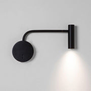Enna LED Adjustable Switched Wall Light Black - Lighting Superstore
