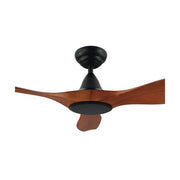 Noosa 52 DC Ceiling Fan Black and Teak