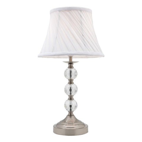 Owen Touch Lamp Brushed Chrome - Lighting Superstore