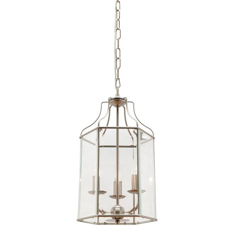 Arcadia 3 Light Pendant Satin Chrome