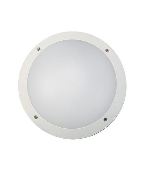 Bulk2 12w LED Bulkhead LED Light Round White - Lighting Superstore