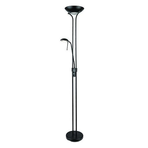 Buckley LED Mother and Child Floor Lamp Black - Lighting Superstore