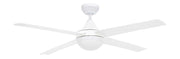 Bulimba 48 Ceiling Fan White - 2x E27 Light - Lighting Superstore