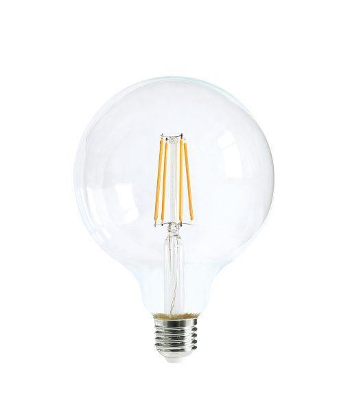8W ES G125 Carbon Filament Daylight 6000k - Lighting Superstore