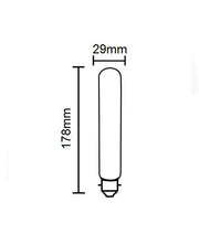 25w Edison Screw (ES) Carbon Filament T9 Banana 178mm - Lighting Superstore