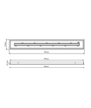 Cluster 6 Light Pendant Canopy Rectangle White