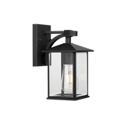 Coby Exterior Wall Light Black Small - Lighting Superstore