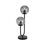 Eterna 2 Table Lamp Black and Smoke