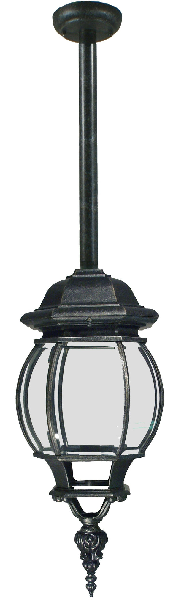 Flinders Exterior Rod Pendant - Antique Black - Lighting Superstore