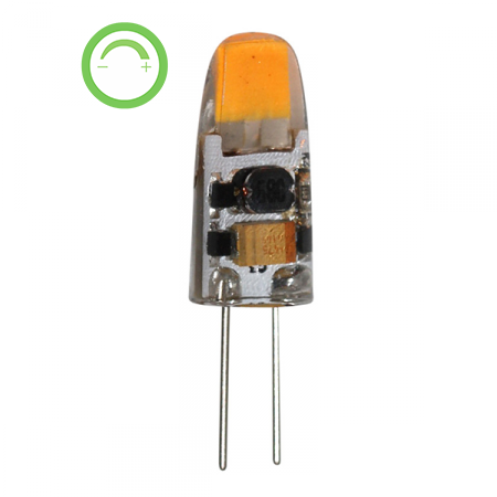 LED Bipin Daylight 2.5w Dimmable 12v AC/DC 1:1 to halogen