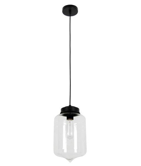 Mason Pendant Light Clear Glass - Tipped - Lighting Superstore