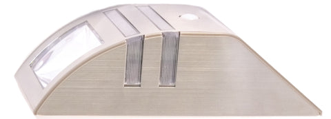 Stainless Steel Flush Mounted Wall Light with Motion Sensor Cool White - SOLAR