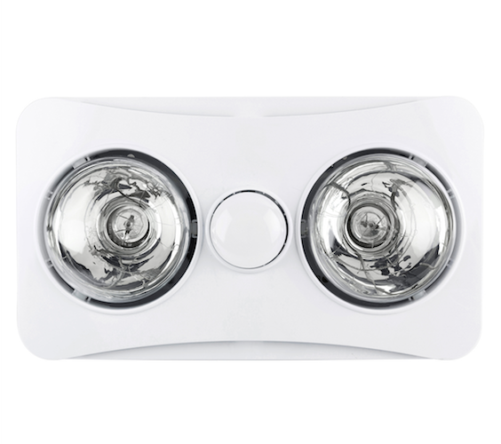 Newton 3 in 1 Light, Exhaust, 2 Heat - White - Lighting Superstore