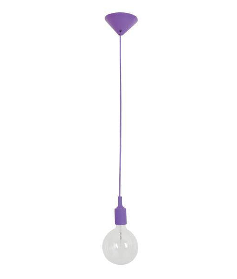 Pen Modern Pendant Light - Purple - Lighting Superstore