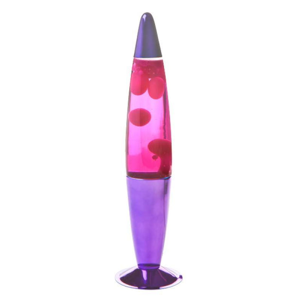 Peace Metallic Lava Lamp purp pink purp - Lighting Superstore