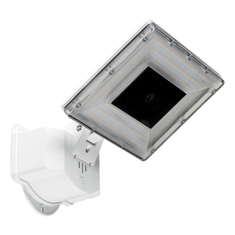 Flood Light with IP Camera - White - SOLAR