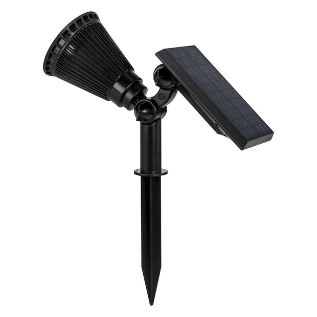 High-Output Garden Spot Light with Attached Solar Panel - Cool White - SOLAR