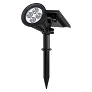 High-Output Garden Spot Light with Attached Solar Panel - Cool White - SOLAR