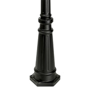 Multi Head Post Light - Black - SOLAR