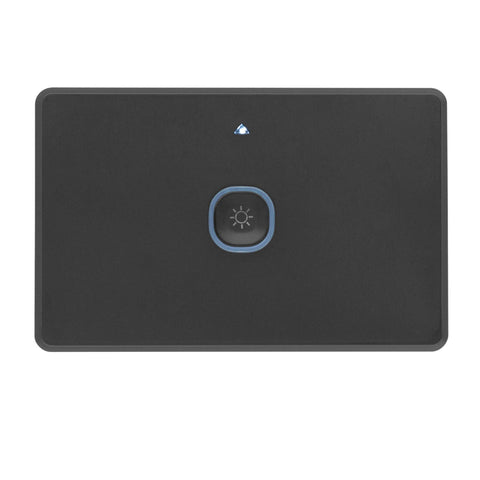 Smart Zigbee 1 Gang Wall Switch with Dimmer Black - Lighting Superstore