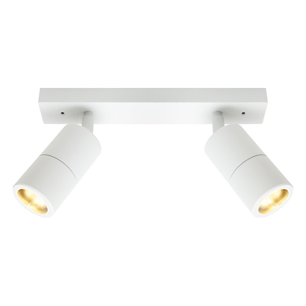Stockholm Exterior Spotlight - 2 Light White