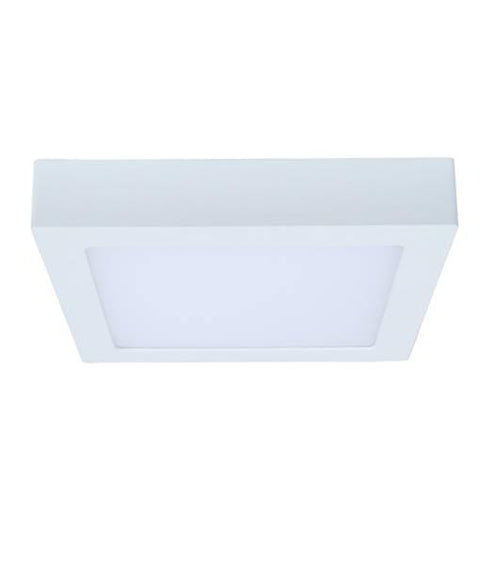 Surface Mount 18w LED Oyster Square White 3000k - Lighting Superstore