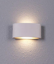Tama2 Exterior LED Wall Light White - Lighting Superstore