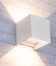 Toca LED Wall Light with Adjustable Beam Small - White - Lighting Superstore