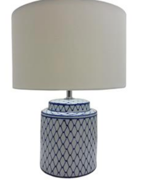 TL1842 Hamptons Ceramic Table Lamp Medium - Lighting Superstore
