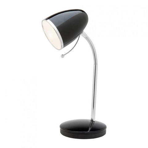 Sara Desk Lamp with USB Port - Black - Lighting Superstore