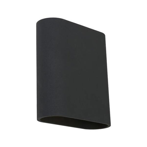 Bowen 10w LED Exterior Wall Light - Black - Lighting Superstore