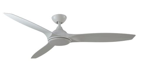 Newport 56 DC Ceiling Fan White with LED Light - Lighting Superstore