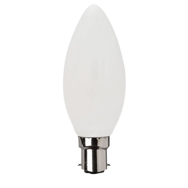 4w Dimmable Small Bayonet (SBC) LED Warm White Candle - Lighting Superstore