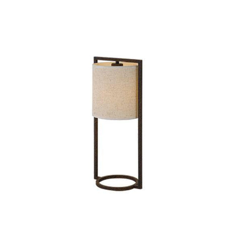 Loftus Table Lamp Rust - Lighting Superstore