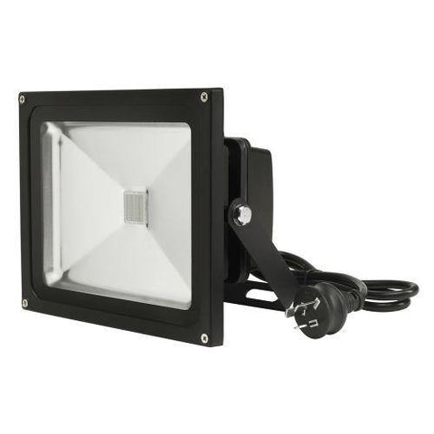 30w RGB LED Flood Light with Flex and Plug - Lighting Superstore