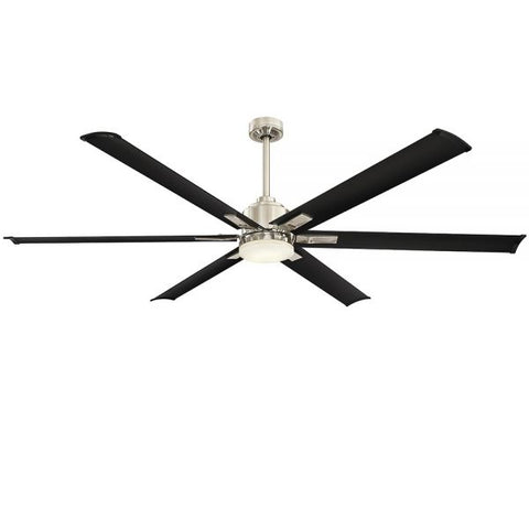 Rhino 70 DC Ceiling Fan Brushed Chrome Complete Fan with 13W CCT LED Light