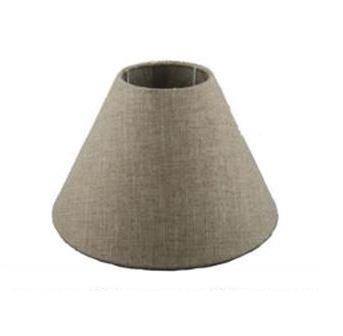 6.18.12 Tapered Lamp Shade - Black Suede - Lighting Superstore